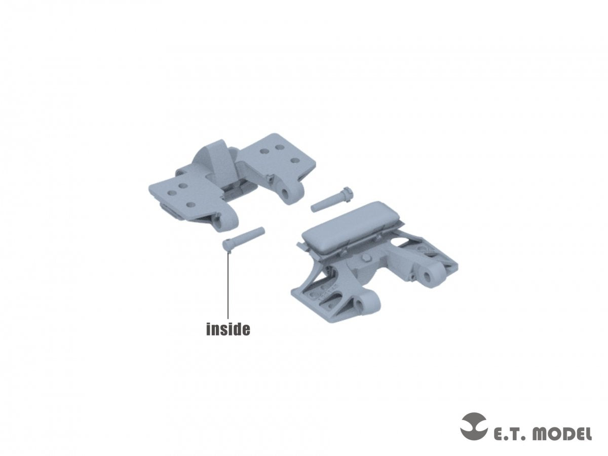 E.T. Model P35-060 WWII German Sd.Kfz.7(8t) Sprockets &amp;amp; Track links ( 3D Printed ) 1/35 – immagine 4