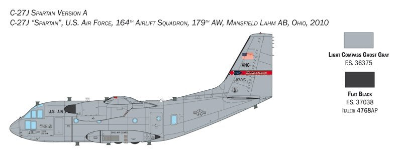 Italeri 1450 C-27J SPARTAN / G.222 1/72 – zdjęcie 7