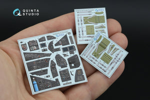 Quinta Studio QD48629 Mi-35 3D-Printed &amp; coloured Interior on decal paper (Trumpeter) 1/48