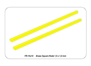 Aber FR15x10 Tiges rectangulaires en laiton 1,5x1,0 mm longueur 245mm x 2 / Tiges plates en laiton 1,5x1,0 mm longueur 245mm x2 pièces. – image 5