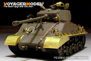 Voyager Model PE35811 WWII US M4A3E8 Sherman Fenders/Track Cover （For TAMIYA 35346) 1/35 – Bild 2