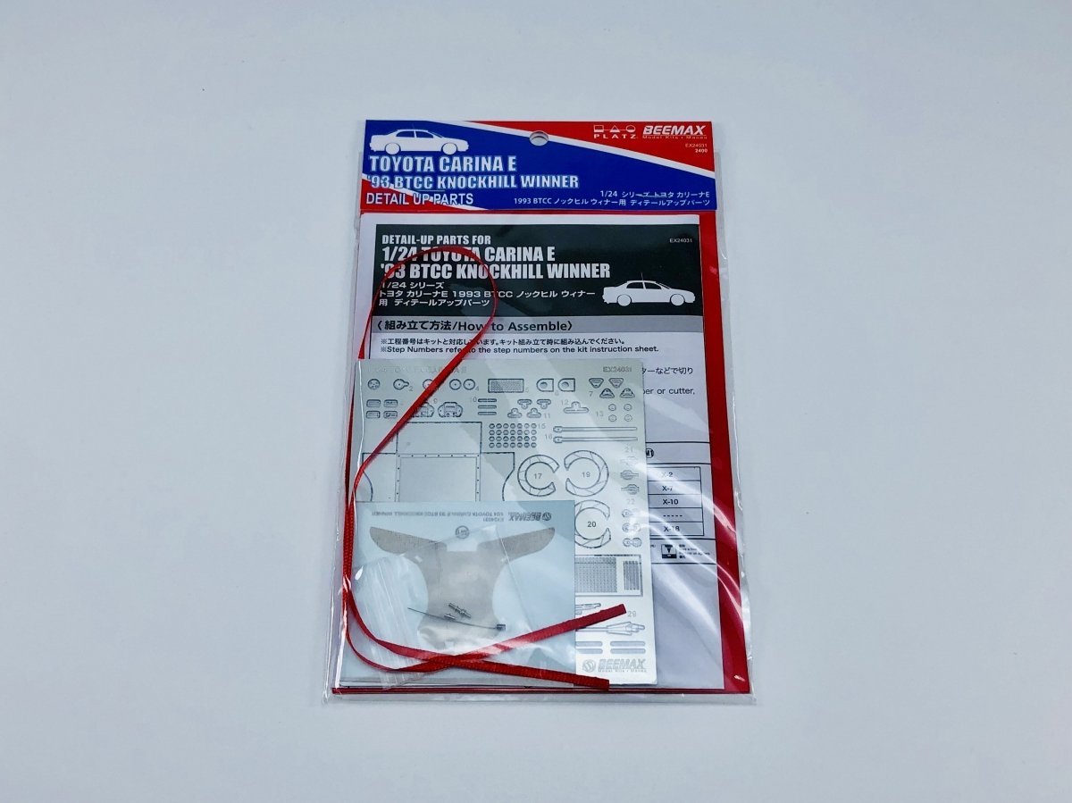 Beemax E24031 Toyota Carina E 1993 BTCC Knockhill Winner Detail-Up Parts 1/24