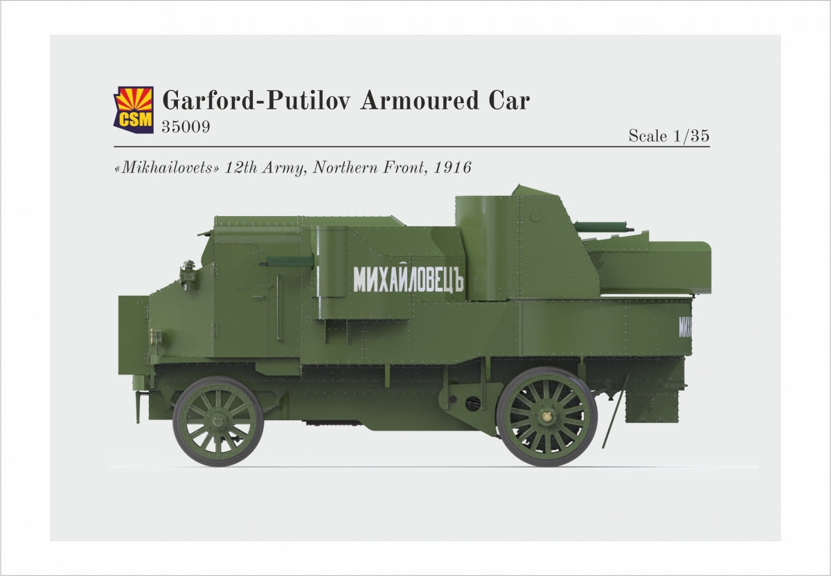 Copper State Models 35009 Garford-Putilov Armoured Car 1/35 – Bild 6