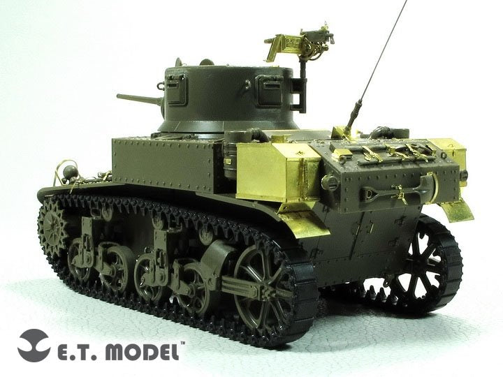 ET Model E35-280 US M3 STUART Light Tank (Late Production) (Pour TAMIYA 35360) 1/35 – image 3