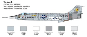 Italeri 2515 F-104 STARFIGHTER A/C 1/32 – immagine 7