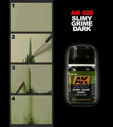 AK Interactive AK026 Slimy Grime Dark 35ml – imagen 2