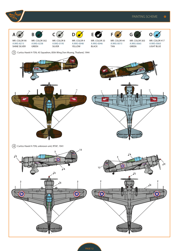 Hélice transparente ! Kit avancé CP4804 H-75N Hawk 1/48 – image 36