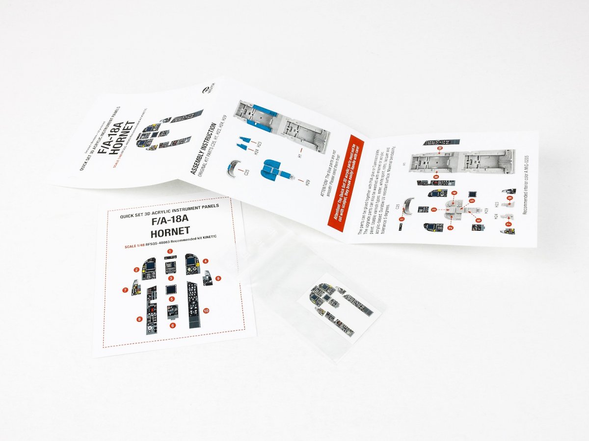 Red Fox Studio QS-48083 F/A-18A Hornet Kinetic 1/48 – immagine 3
