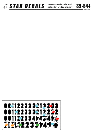 Star Decals 35-844 Tigers of s.Pz.Abt. 509 # 2 1/35 – immagine 2