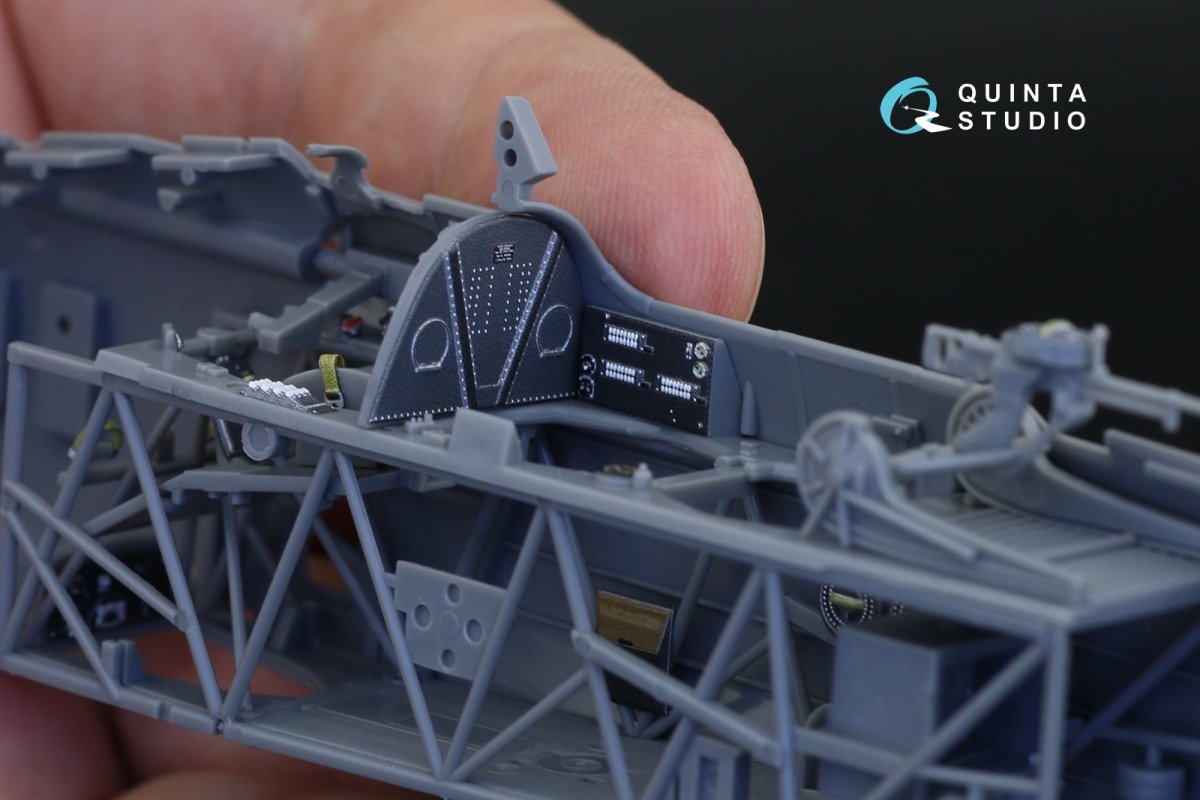 Quinta Studio QD48255 Swordfish Mk.I 3D-Printed &amp;amp; coloured Interior on decal paper ( Tamiya ) 1/48 – immagine 6