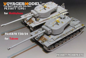 Maquette Voyager PE35878 Char super lourd américain T-30/34 de la Seconde Guerre mondiale pour TAKOM au 1/35 – image 10
