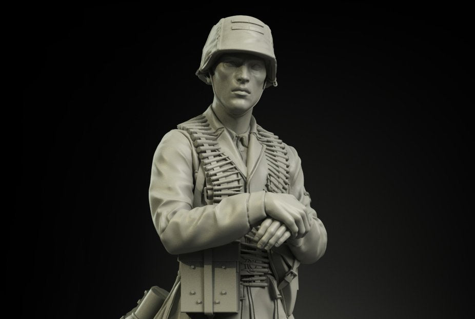 Panzer Art FI35-039 Waffen-SS MG-42 gunner 1/35 – Bild 3