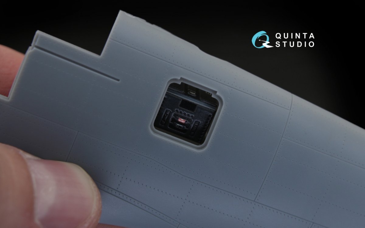Quinta Studio QD32030 Spitfire Mk.V 3D-Printed &amp;amp; coloured Interior on decal paper (for Hobbyboss kit) 1/32 – immagine 7