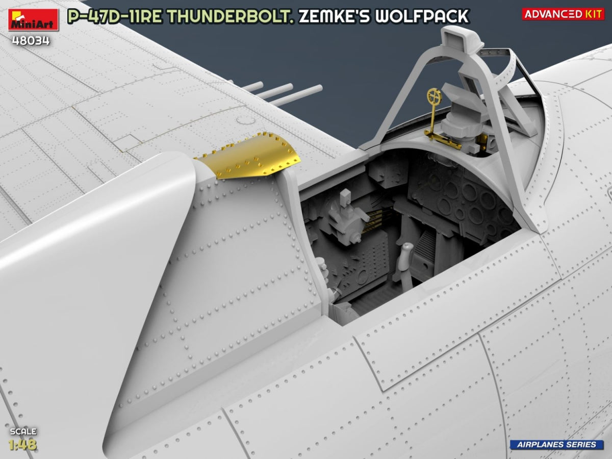 MiniArt 48034 P-47D-11RE Thunderbolt. Zemke&amp;#39;s Wolfpack. Advanced Kit 1/48 – imagen 14