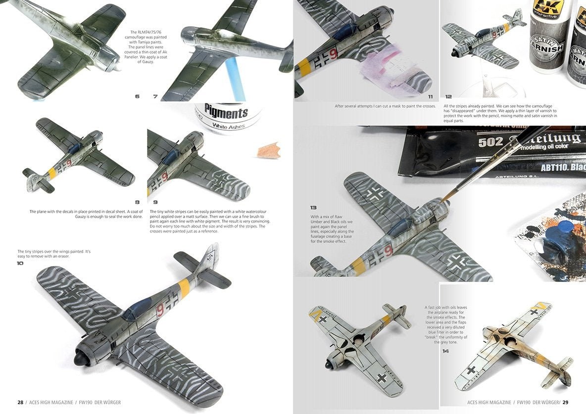 AK Interactive AK2921 ACES HIGH ISSUE 11 FW 190 DER WÜRGER (English) – image 6