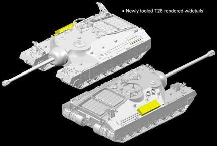 Dragon 6750 T28 Super Heavy Tank 1/35 – zdjęcie 9