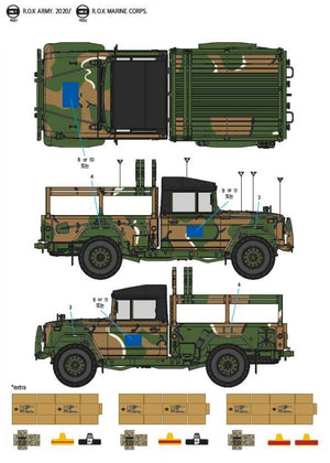 Academy 13551 R.O.K. Army K311A1 1/35 – zdjęcie 6