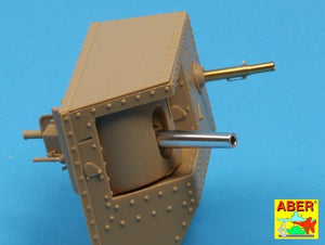 Aber 35L-155 Barrels for British WWI Tank Mark IV – Male 1/35 – immagine 5