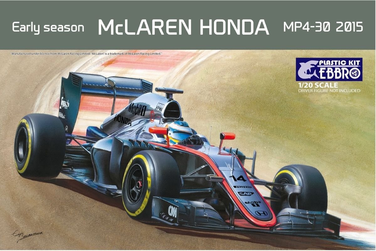 Ebbro 20013 McLAREN HONDA MP4-30 2015 Début 1/20