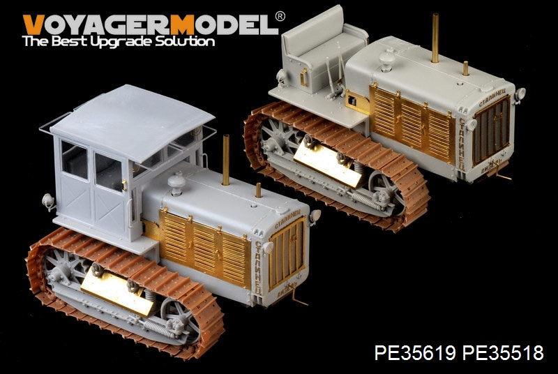 Voyager Model PE35619 WWII Soviet ChTZ S-65 Tractor w/Cab For TRUMPETER 05539 1/35 – immagine 9