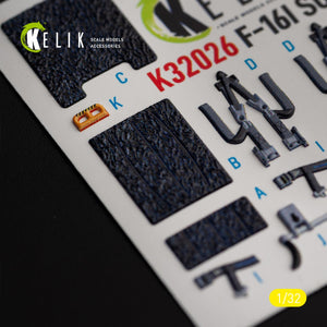 KELIK K32026 F-16I &amp;quot;Sufa&amp;quot; - interior 3D decals for Academy kit 1/32 – imagen 10