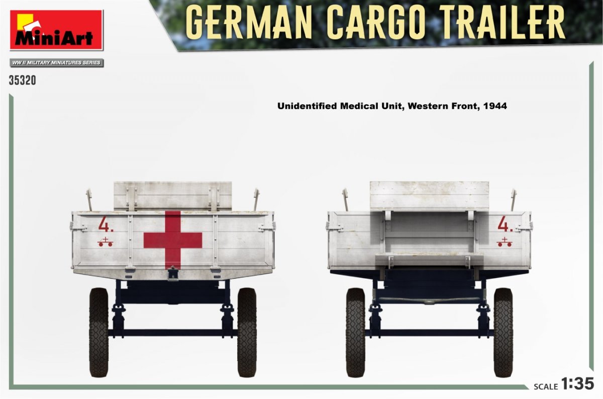 MiniArt 35320 GERMAN CARGO TRAILER 1/35 – immagine 5