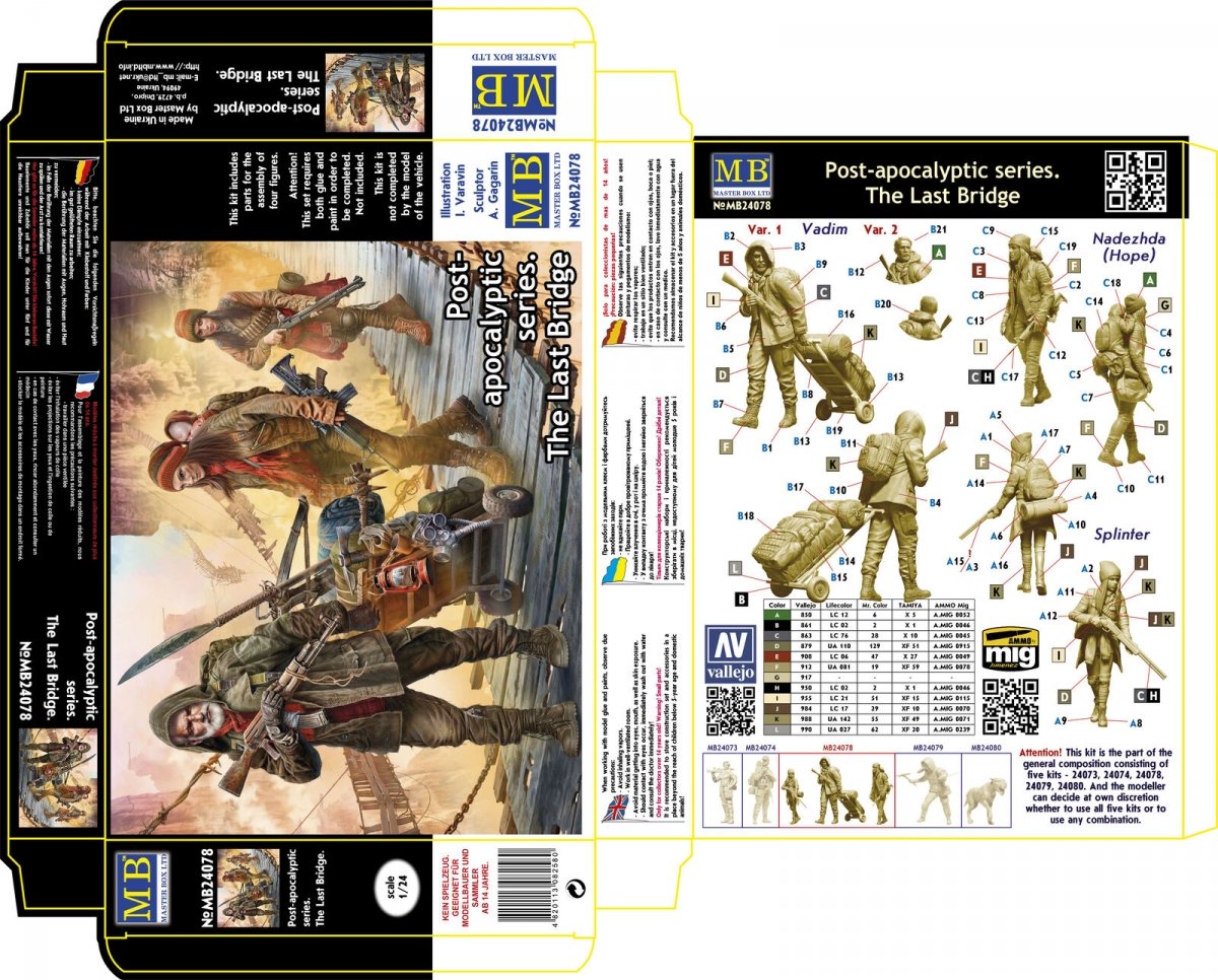 Master Box 24078 The Last Bridge. Post apocalyptic Series 1/24 – imagen 2