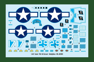 Hobby Boss 80383 F4U-1A Corsair 1/48 – immagine 10