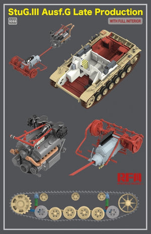 Rye Field Model 5088 StuG.III Ausf.G Late Production with full interior 1/35 – immagine 3