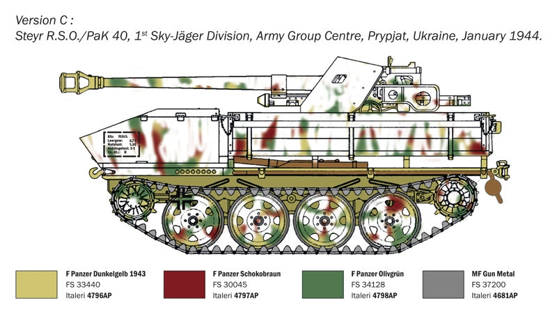 Italeri 0355 RSO / PAK 40 1/35 – imagen 3