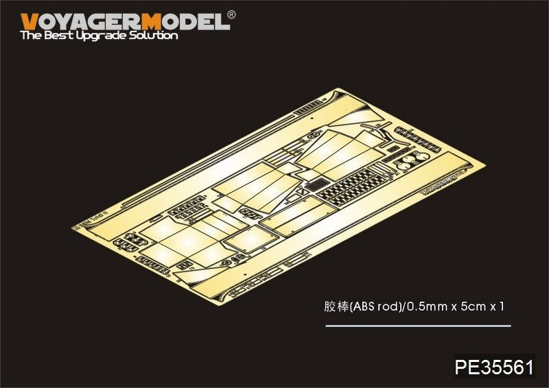 Maquette Voyager PE35561 Char léger hongrois 38M Toldi II (B40) de la Seconde Guerre mondiale pour maquette HobbyBoss 82478 à l'échelle 1/35