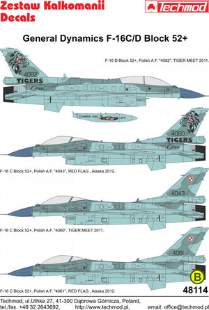Techmod 48114 F-16C/D 1/48 – immagine 2