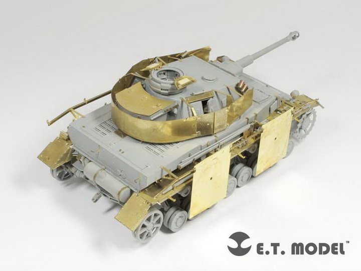 E.T. Model E35-086 WWII German Pz.Kpfw.IV Ausf.G Apr-May 1943 Production Schurzen (For DRAGON Smart Kit) 1/35 – immagine 4