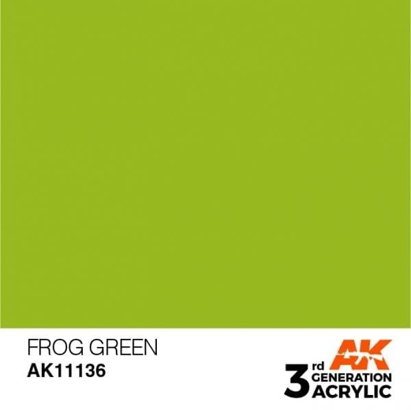 AK Interactive AK11136 VERT GRENOUILLE – STANDARD 17 ml