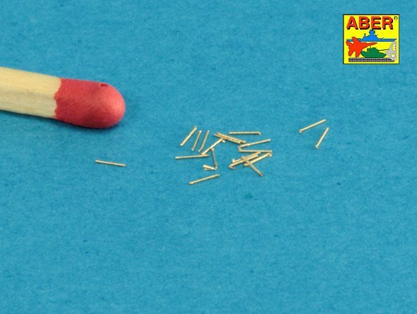 Aber 1/700L-39 Set of 18 pcs 20 mm L/65 C/38 gun barrels for German war ships 1/700 – immagine 2
