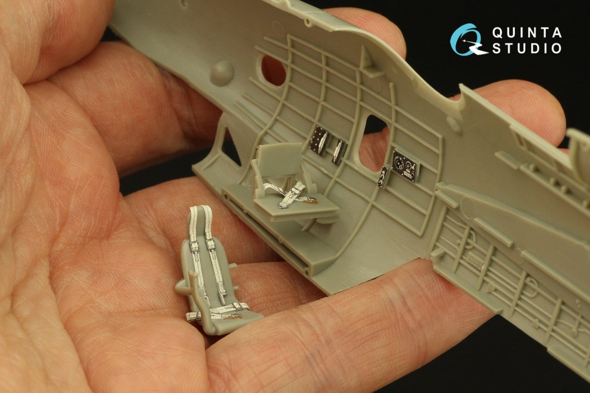 Quinta Studio QD48359 TBF-1 Avenger 3D-Printed &amp;amp; coloured Interior on decal paper (Academy) 1/48 – immagine 12
