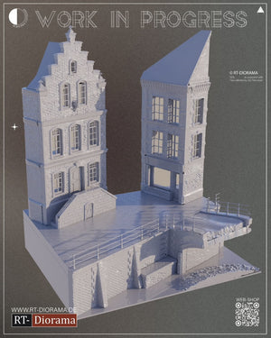 RT-Diorama 35056 “Collapsed Bridge” Netherlands - Diorama Base 1/35