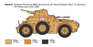 Italeri 6591 Autoblinda AB 41 with Bersaglieri El Alamein 1/35 – Bild 3