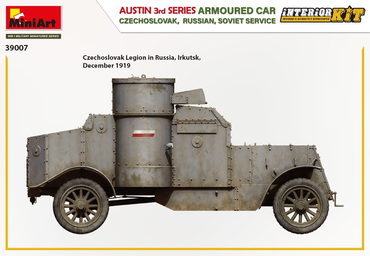 Miniart 39007 Armoured Car Austin 3rd series. 1/35 – immagine 3