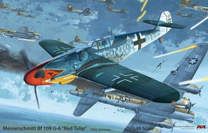 Maquette KA Models KP-48001A Messerschmitt Bf109 G-6 Red Tulip (ex Fujimi) 1/48