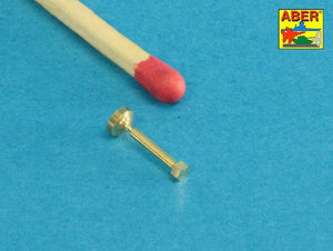 Aber 16109 Turned imitation of Hexagonal bolts 1,6 x 6,0 mm x 25 pcs. 1/16 – immagine 2