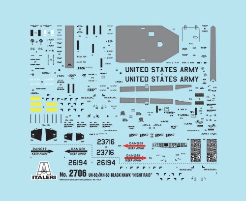 Italeri 2706 UH-60/MH-60 Black Hawk 1/48 – imagen 4