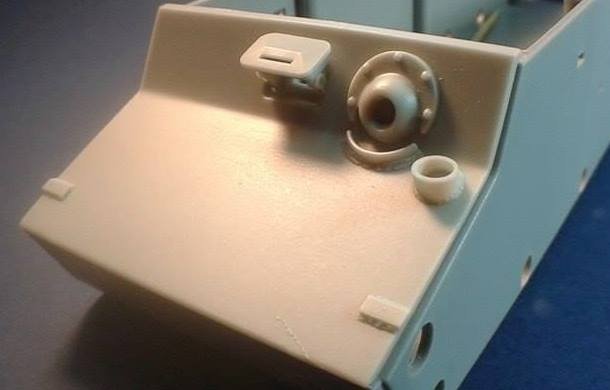 Panzer Art RE35-449 KW-1&amp;amp;2 front armor plate with driver flap 1/35