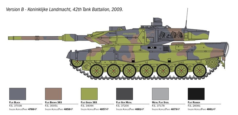 Italeri 6567 LEOPARD 2A6 1/35 – immagine 4
