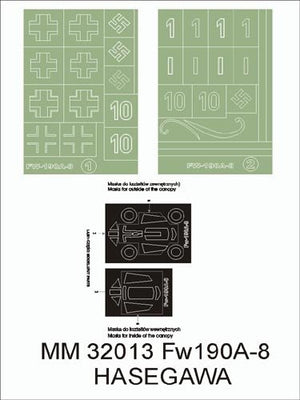 Montex MM32013 Fw-190 A-8 HASEGAWA