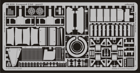Eduard 36028 Leopard 2A6 1/35 Tamiya – immagine 4