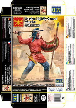 Master Box 32021 Greco-Persian Wars Series. Persian Lightly Armed Warrior (Takabara) 1/32 – immagine 2