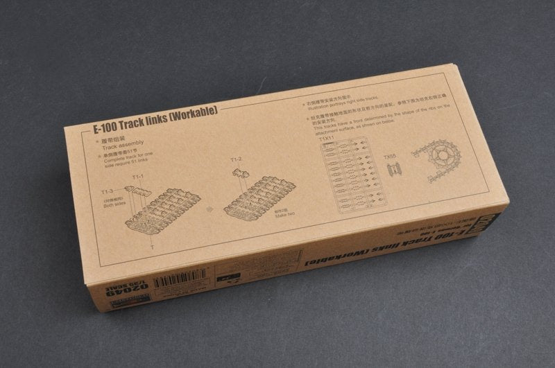 Trumpeter 02049 E-100 Track links (Workable) for German E-100 1/35 – immagine 2