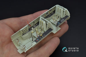 Quinta Studio QD32074 Me 262B1a/U-1 3D-Printed &amp;amp; coloured Interior on decal paper (Revell) 1/32 – immagine 6