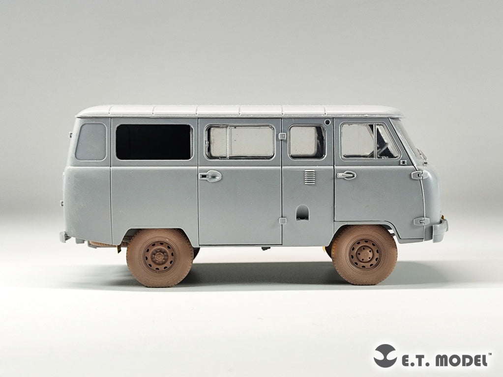 ET Model P35-115 Fourgon militaire russe UAZ 3909 Roues affaissées Pour ZVEZDA 3644 1/35 – image 10